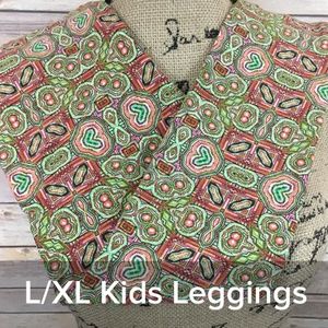 Kids L/XL LLR leggings patterned, NWT